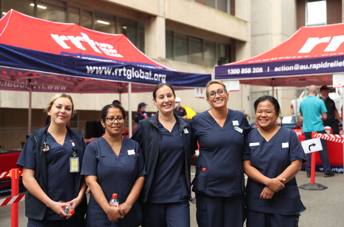 RRT serves 800 healthcare staff at Flinders Medical Centre Rapid Relief Team