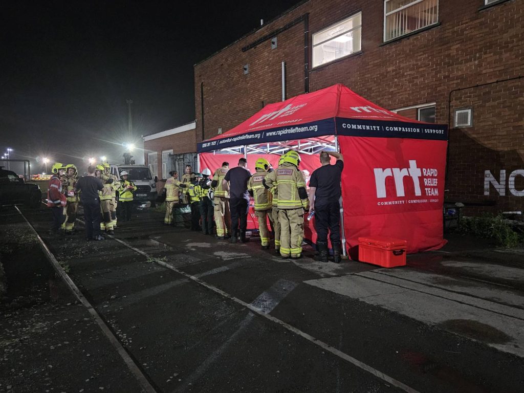 Daren Raney Rrt RRT Volunteers Serve 125 Meals Through the Night to Support Crews ...